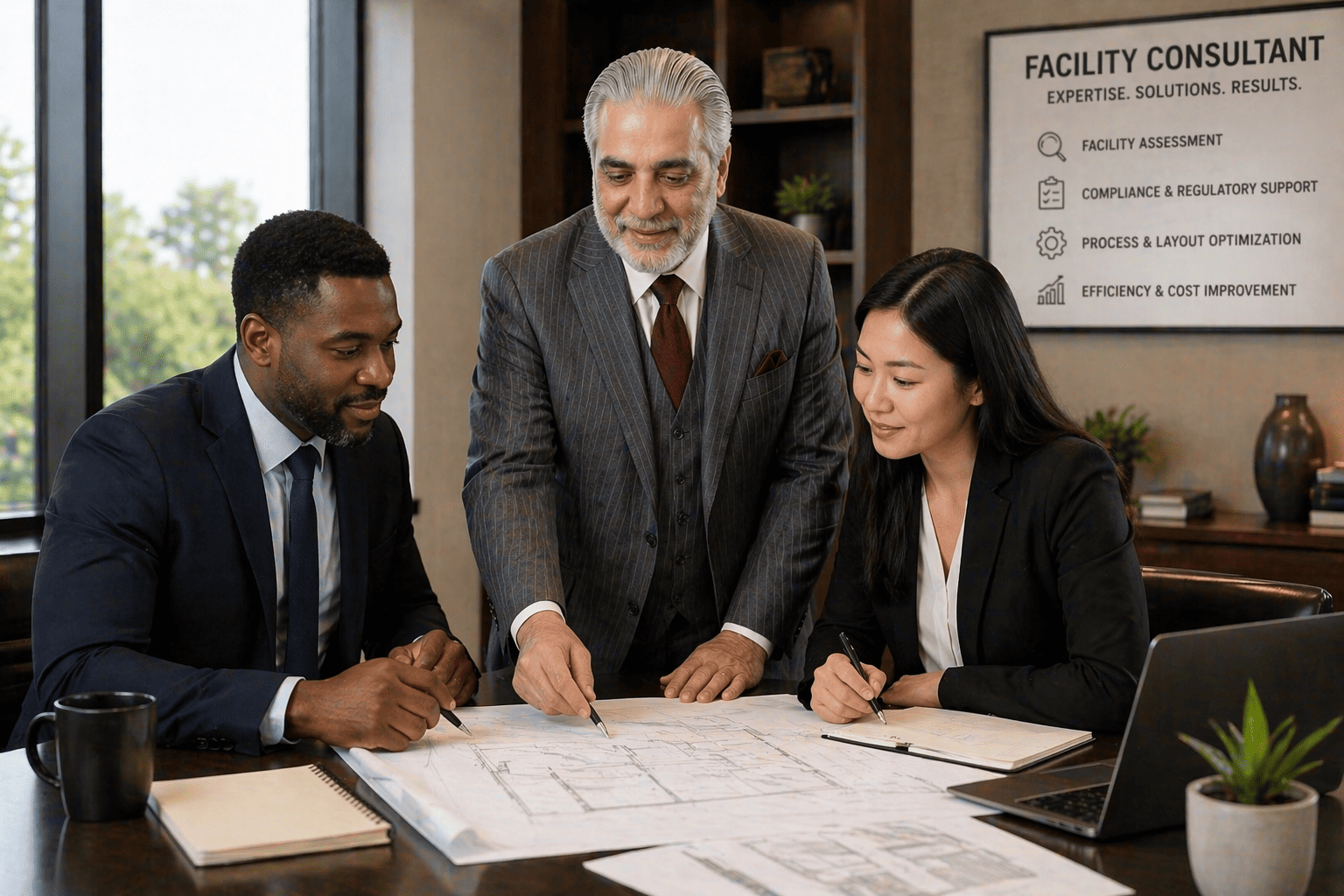 facility member explaining